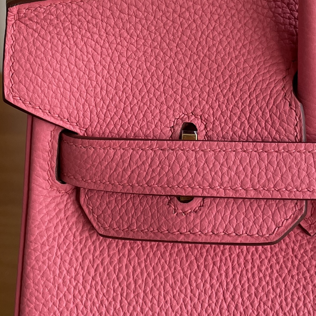 Hermès（爱马仕）Birkin 铂金包 togo 8w 新唇膏粉 金扣 25cm