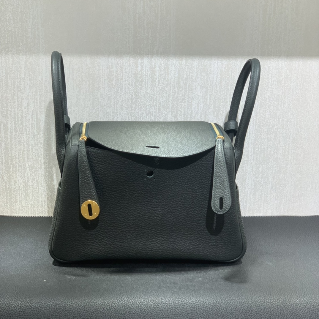 Hermès（爱马仕）Lindy 琳迪包 TC 松柏绿 金扣 26cm