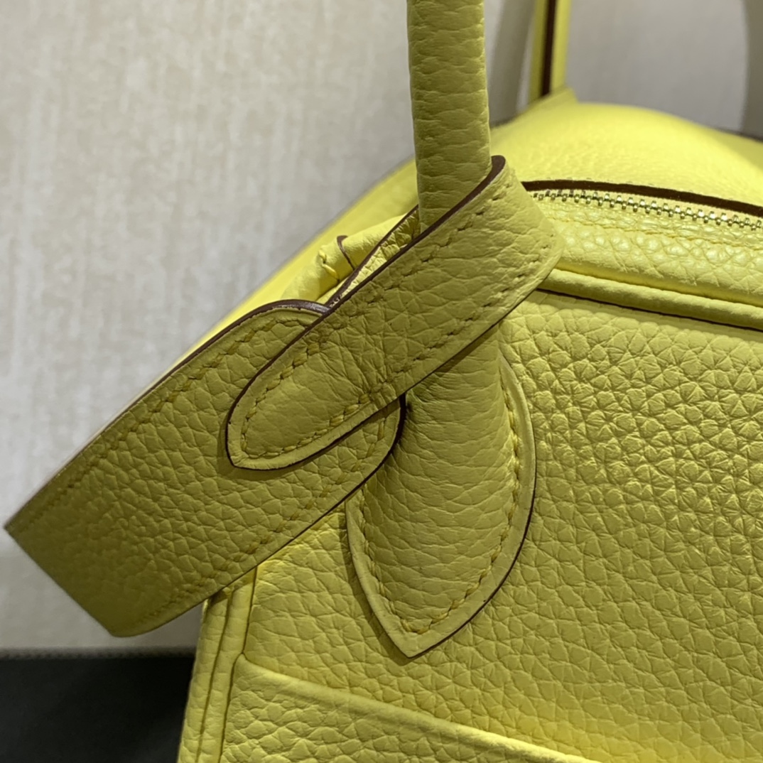Hermès（爱马仕）Lindy 琳迪包 TC 柠檬黄 金扣 26cm