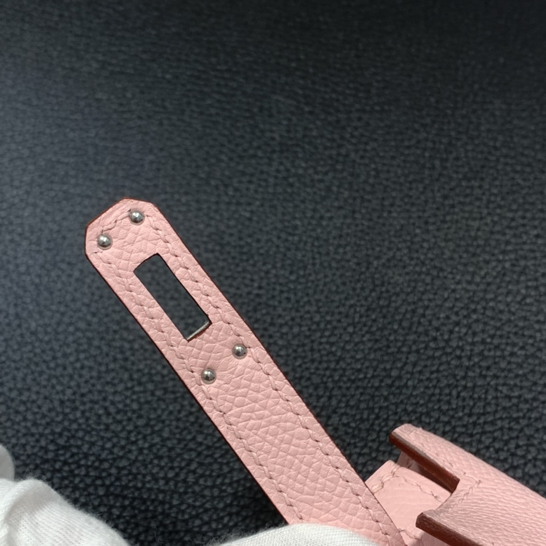 Hermès（爱马仕）mini Kelly 迷你凯莉 Epsom 樱花粉 银扣 19cm