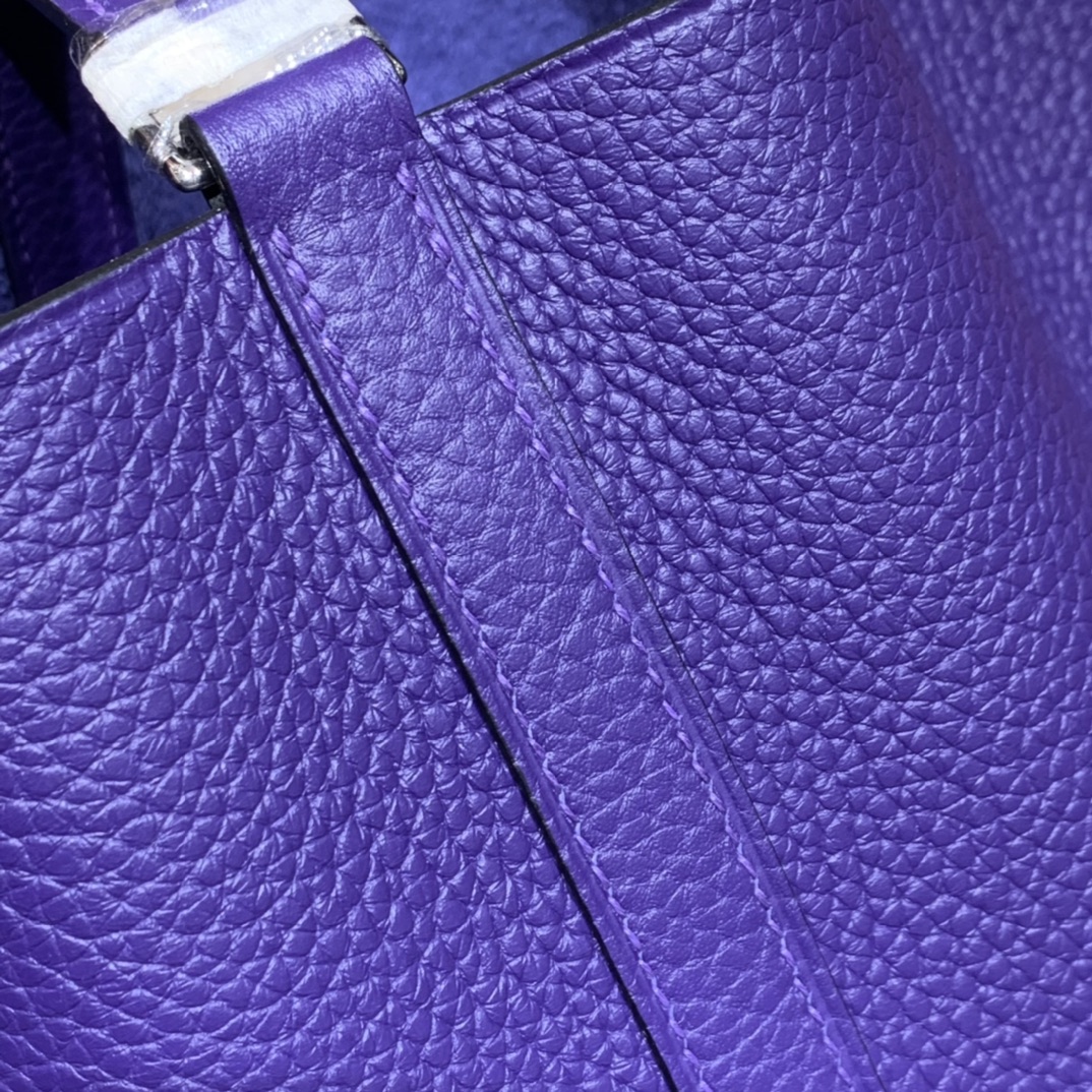 Hermès（爱马仕）Picotin 菜篮子 TC 9W 梦幻紫 银扣 18cm