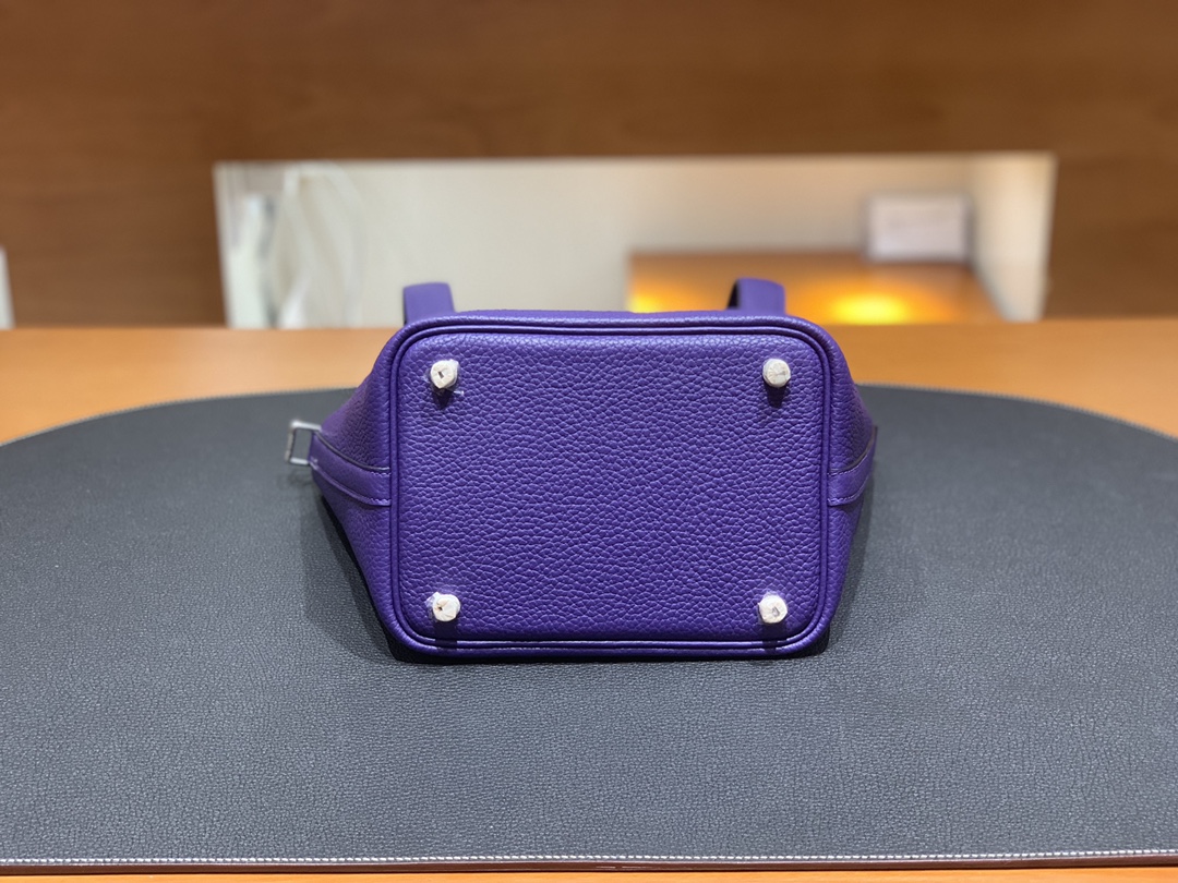 Hermès（爱马仕）Picotin 菜篮子 TC 9W 梦幻紫 银扣 18cm