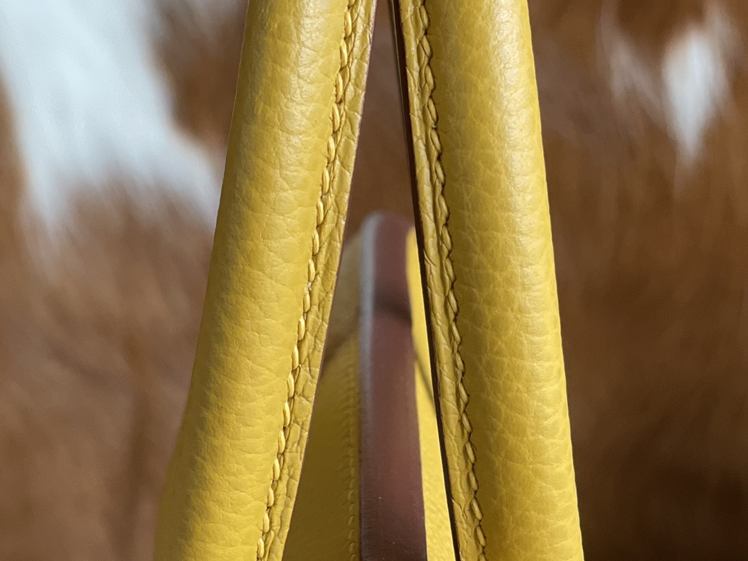 Hermès（爱马仕）Birkin 铂金包 togo 9D 琥珀黄 金扣 25cm