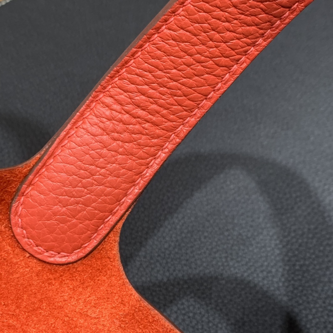 Hermès（爱马仕）Picotin 菜篮子 TC S5 番茄红 金扣 18cm