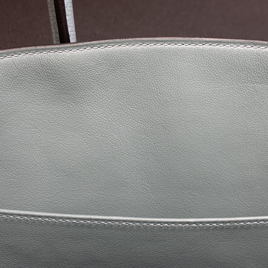 Hermès（爱马仕）Birkin 铂金包 Togo 7G 天青色 金扣 30cm