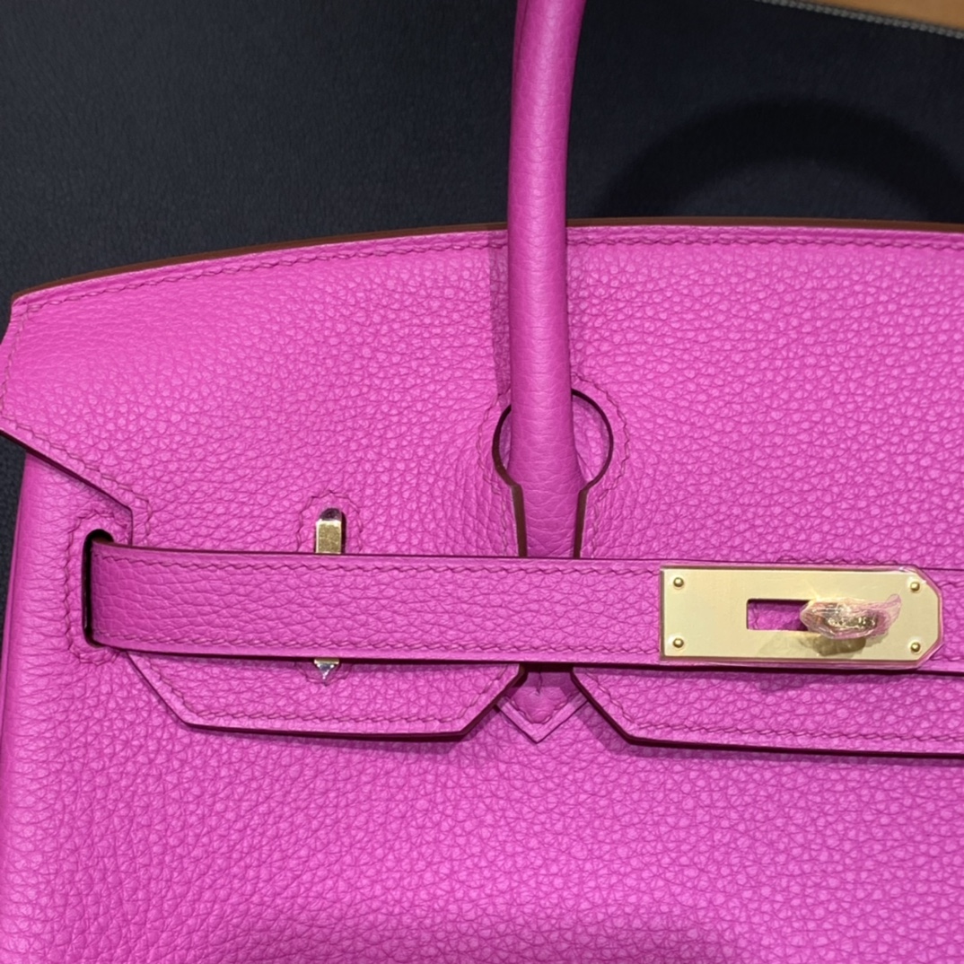 Hermès（爱马仕）Birkin 铂金包 Togo L3 玫瑰紫 金扣 30cm