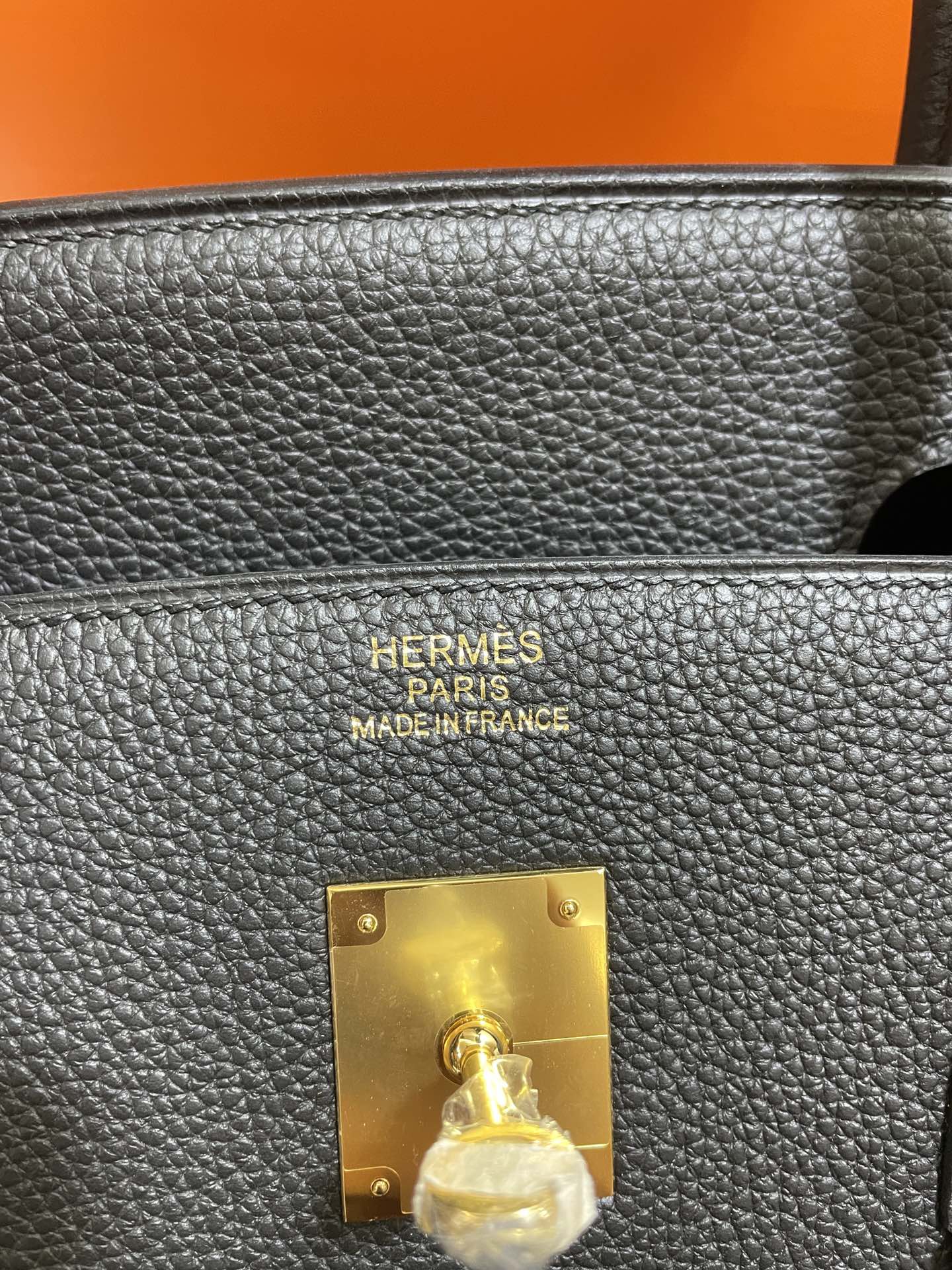 Hermès（爱马仕）Birkin 铂金包 Togo 黑色 金扣 40cm