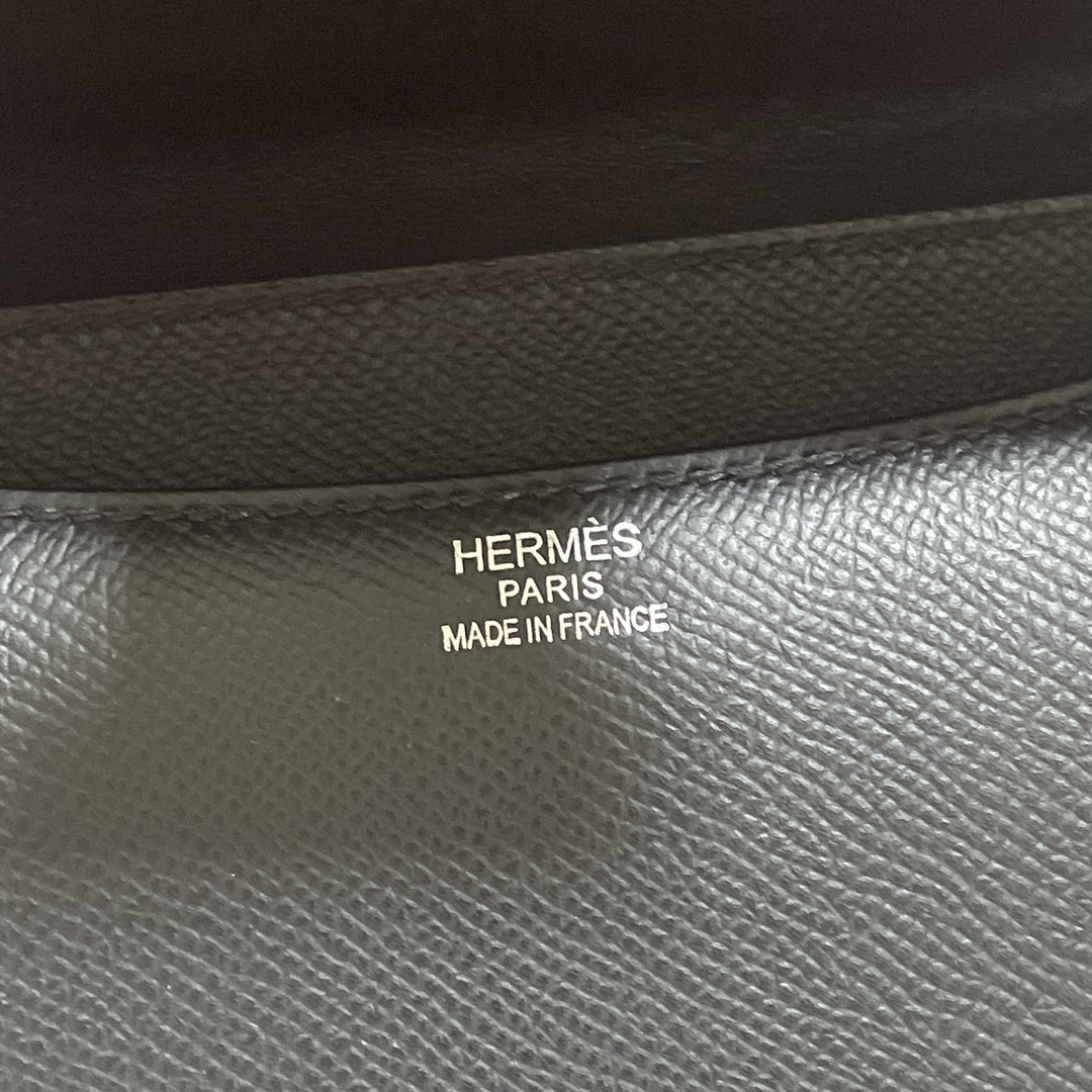 Hermès（爱马仕）Constance 康康 epsom 黑色 银扣 19cm