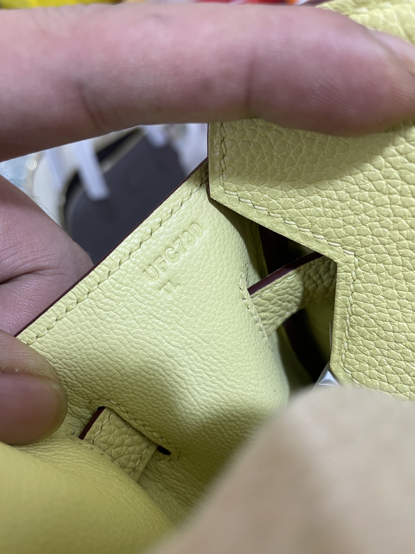 Hermès（爱马仕）Birkin 铂金包 Togo 小鸡黄 玫瑰金扣 30cm