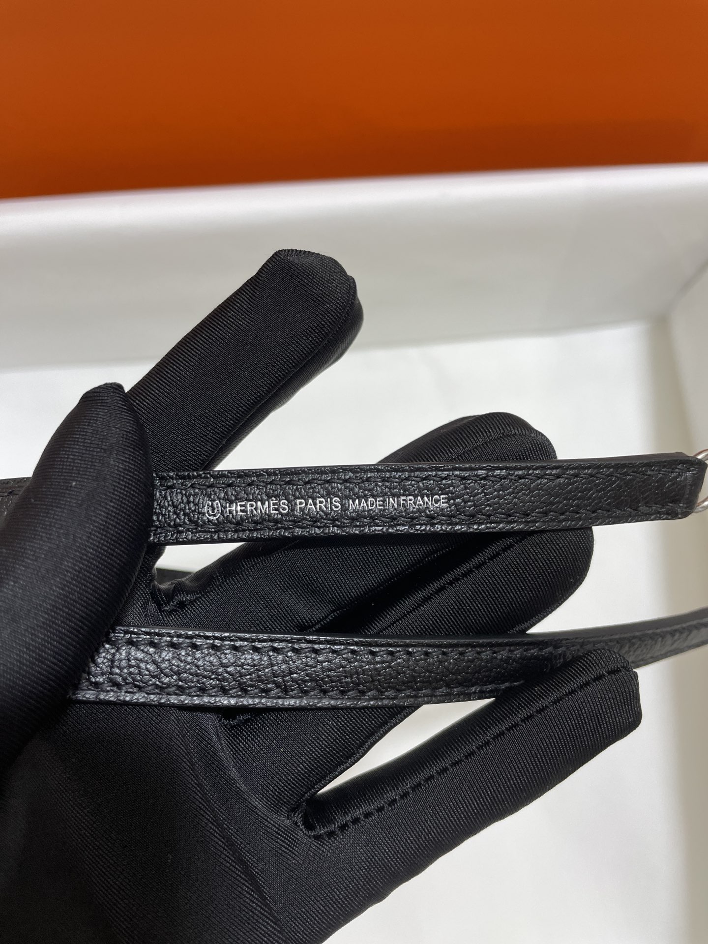 Hermès（爱马仕）Mini Bolide evercolor 黑色 内拼 锡器灰 银扣 19cm
