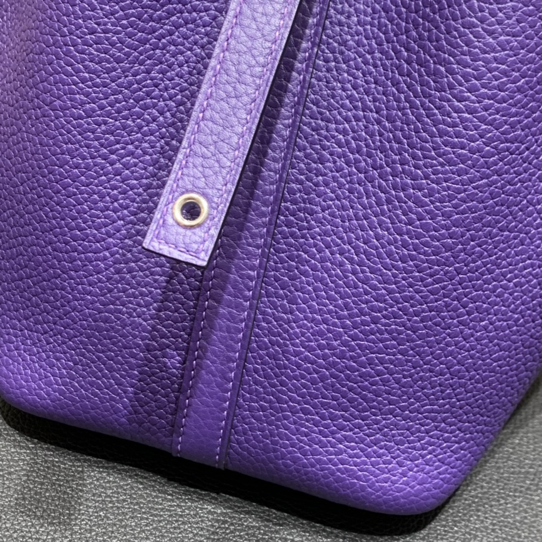 Hermès（爱马仕）Picotin 菜篮子 TC 9W 梦幻紫 银扣 18cm