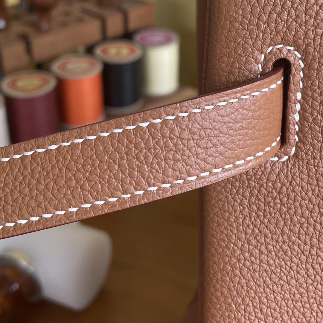 Hermès（爱马仕）Birkin 铂金包 Togo 金棕色 金扣 40cm