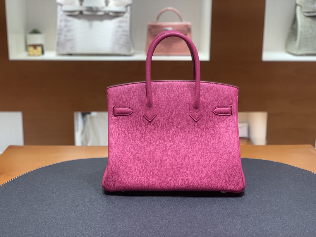 Hermès（爱马仕）Birkin 铂金包 Togo K5 托斯卡紫 金扣 30cm