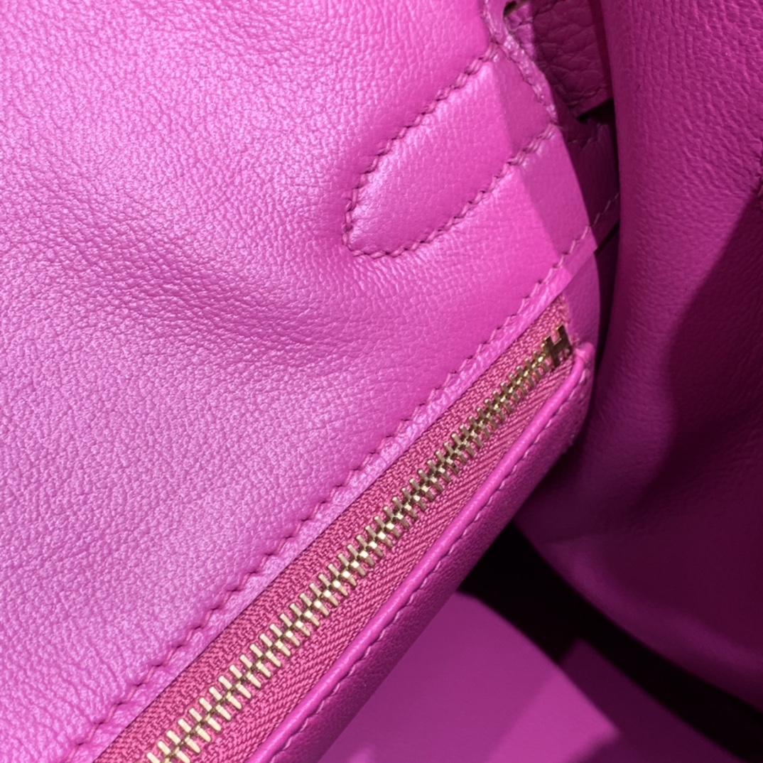 Hermès（爱马仕）Birkin 铂金包 Togo L3 玫瑰紫 金扣 30cm