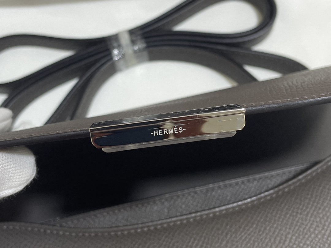 Hermès（爱马仕）Constance 康康 epsom 锡器灰 银扣 19cm