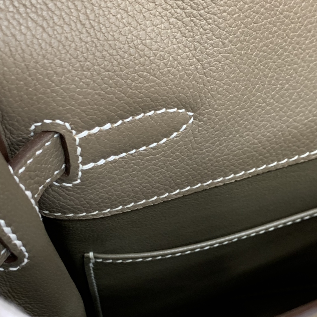 Hermès（爱马仕）Kelly ado Evercolor 大象灰 金扣 20cm