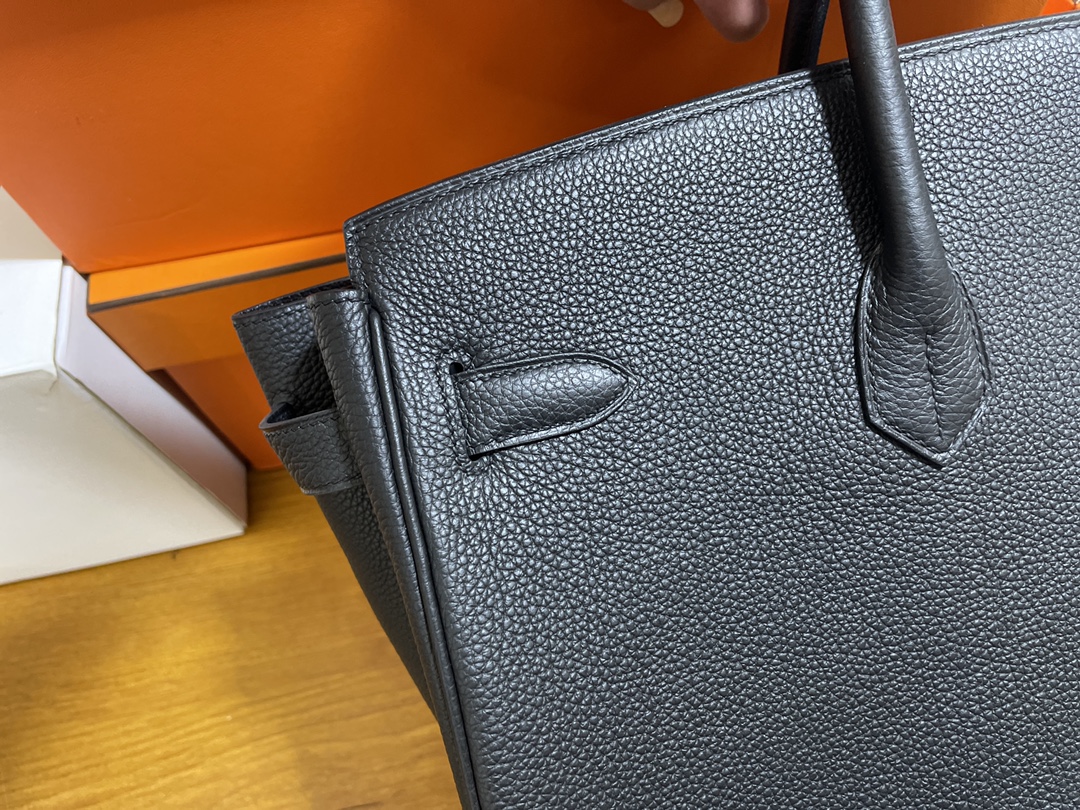 Hermès（爱马仕）Birkin 铂金包 Togo 黑色 金扣 40cm