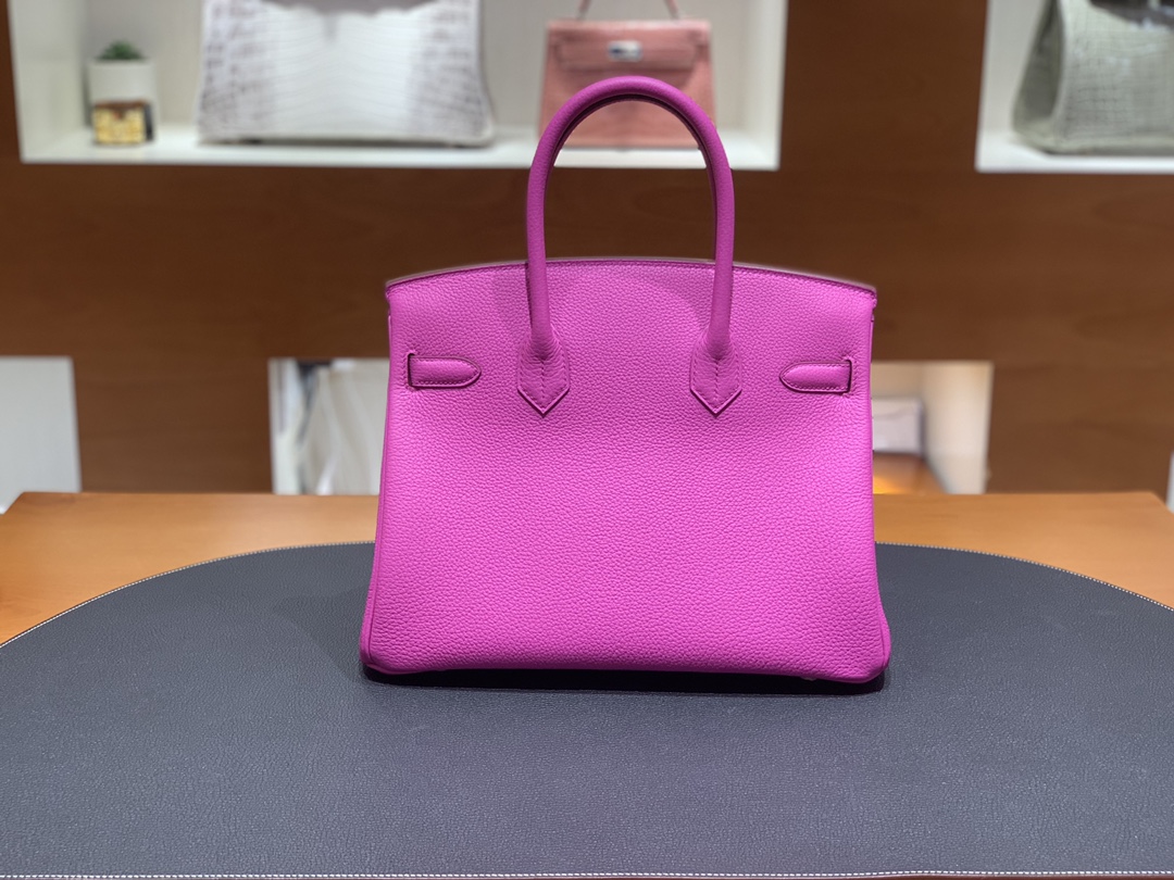 Hermès（爱马仕）Birkin 铂金包 Togo L3 玫瑰紫 金扣 30cm