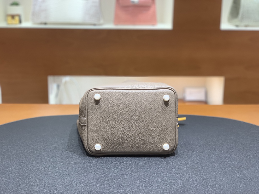 Hermès（爱马仕）Picotin 菜篮子 TC CK18 大象灰 金扣 18cm